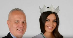 IL SENATORE BERGESIO E LA FIGLIA MISS ITALIA FRANCESCA