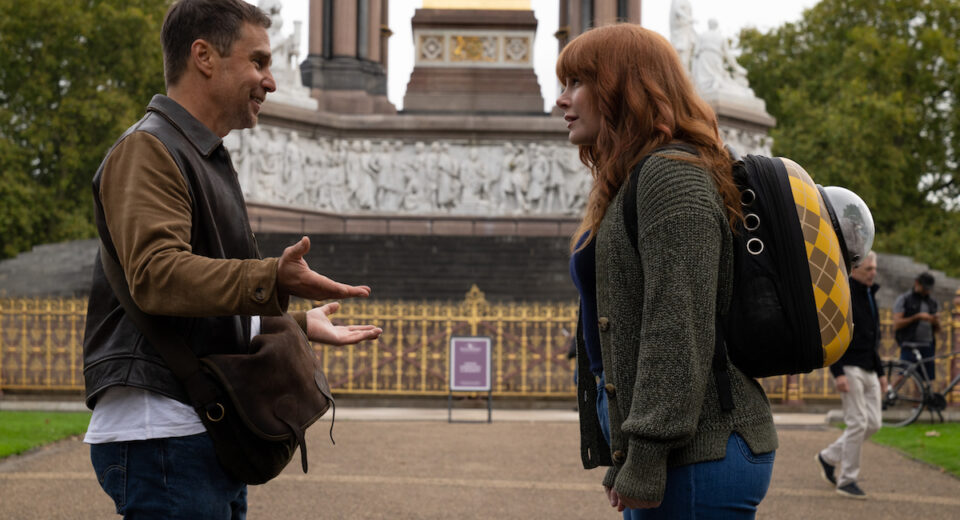 Bryce Dallas Howard e Sam Rockwell in Argylle - La Super Spia (Credits: Universal Pictures)