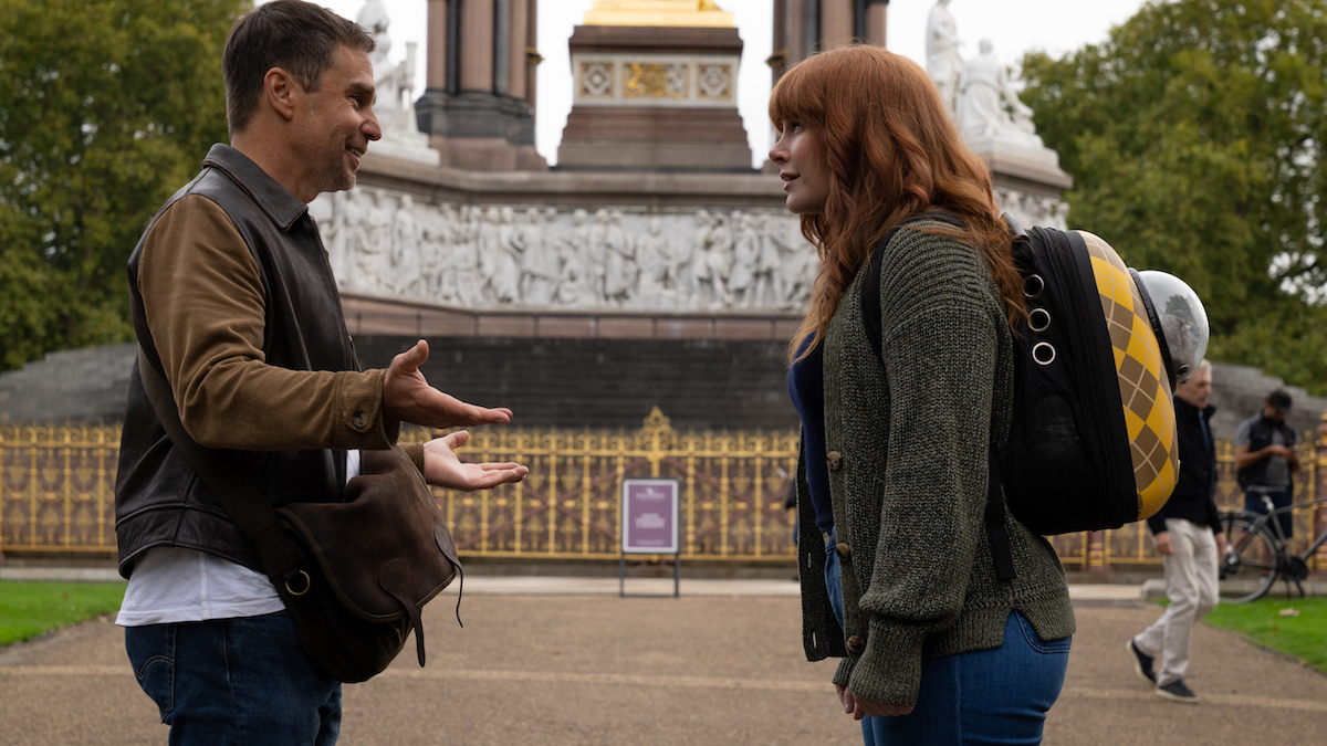 Bryce Dallas Howard e Sam Rockwell in Argylle - La Super Spia (Credits: Universal Pictures)